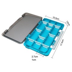 Fishing Tackle Waterproof Box Storage Lure Hook Boxes Baits Container Storage