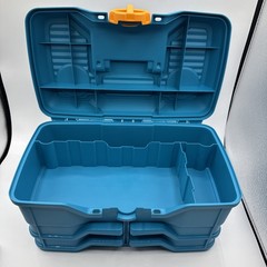 NextGen 4/0 Medium Fishing Tackle Box, 440NGA, 14 inches, Plastic, Blue New
