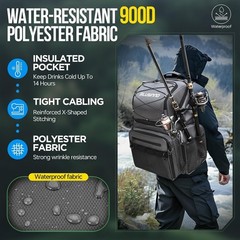 Ultimate Fishing Backpack with Cooler – Spacious, Durable & Ergonomic Design