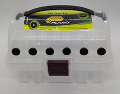 Plano Line Spool Box #1084 – 6 Spool Fishing Line Leader Dispenser w/ Handle