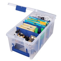 Super Half Satchel, Fishing Tackle and Gear Storage, Large, Clear