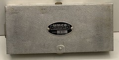 Vintage UMCO B-10 Pocket TACKLE BOX 2 Sided Doors Aluminum Storage Organizer USA