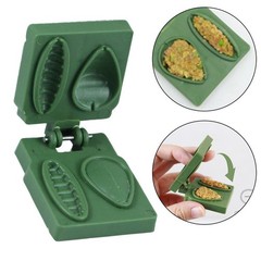 Green PP Fishing Bait For For mold Press 3pcs 48x40x17mm for DIY Bait Kits