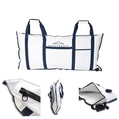 Savvycraft Waterproof Insulated Fish Kill Envelop: 60″L x 20″H, White/Navy