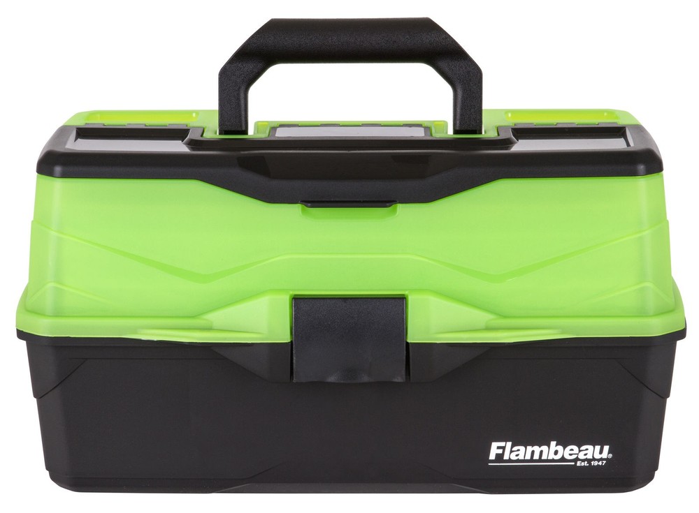 Flambeau Outdoors 3 Tray – Frost Green/Black
