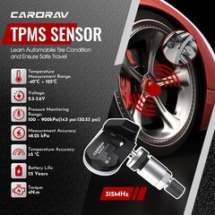 CARORAV Tire Pressure Monitoring System TPMS Sensor Compatible for Subaru Cro…