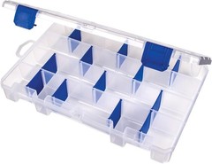 Compact 24-Compartment Tackle Box with 12 Zerust Dividers – Moistureproof Design