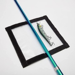 Ikerall 4 Pack Fishing Lure Wraps, Durable Clear PVC Large, 4