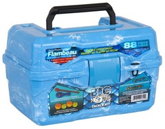 355BMR Big Mouth Tackle Box – Blue Swirl – 89-Piece Kit, One Size