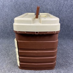 Plano 758 Tackle Box Large 4-Drawer Fishing Storage Organizer Tan Brown USA