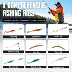 Fishing Accessories Kit – 187 Pieces for Effortless Fishing Adventures