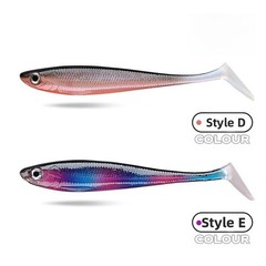 T-tail Soft Bait Realistic Design T-tail Action Natural Swimming Motion