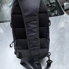 H2OX Ethos Fishing Backpack Black Blue Gray Shoulder Strap 2 Pockets