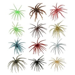 Sea Urchin Soft Bait 4pcs Floating 6.5CM 9CM TPE for Saltwater Fishing