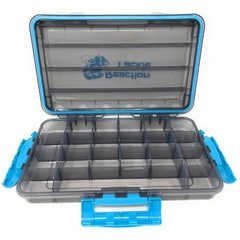 2 PCS Ultimate Waterproof Fishing Tackle Box Tray Removable Dividers 3700