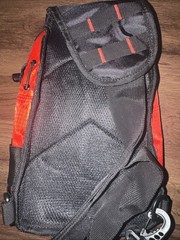 Lew’s 3600 Tackle Sling Fishing Backpack Shoulder Bag Black/Red New with Tags