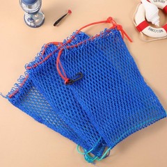 Lemecima 3 Pieces Crab Trap Bait Bags Outdoor Sports 12.5 x 7.3 inch, blue