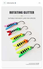 Zinc Alloy Spoon Lure 10pcs 9.6cm for Trout Carp For freshwater Angling