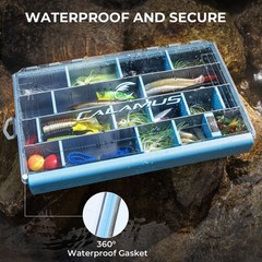 DryVault Waterproof Tackle Box, Sturdy 3700 Tackle Trays, Fishing Tackle Box …