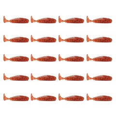 20PCS Deep Thread T Tail Soft Bait 3.5cm 4.5cm Realistic Swimming Motion Lure