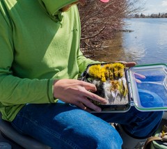 Fishing Fly Box Huge -Drift Boat Canoe Raft, Large Capacity, Double Sided Clear