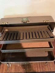 Vintage Metal J.C.Higgins/Sears Tacklebox with 2 trays in original condition