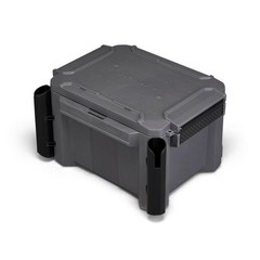 Plano GoNow Freshwater Fish Kit, Waterproof Field Box with Rod Holders, Charcoal
