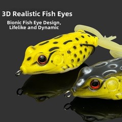 5.5cm 2.7cm and 6cm 3.1cm Thunder Amphibian Frog Lure for Surface Fishing