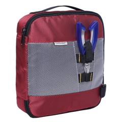 Fishing Worm Storage Wrap Binder with 10 Plastic Bags,Soft Bait Binder Bag
