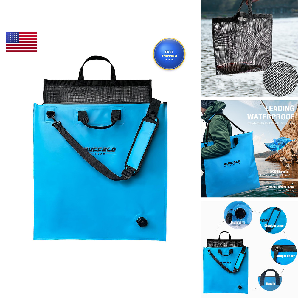 Buffalo Gear Fish Tournament Weigh In Bag Removable Mesh Insert24X25In Heavy