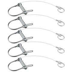 5Pcs Trailer Coupler Pin 5/16x 1-3/4（WxL） Prevents Loss Trailer Hi