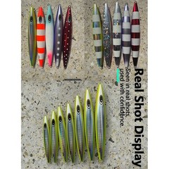 Iron Plate Lure UV Glow Effect Fast Water Cutting Design 150g 300g 450g 600g