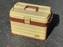 Vintage Plano 758 4 Drawer Fishing Tackle Storage Box