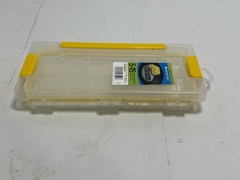 New Plano Model 5-15 Plastic Hinged Waterproof Fishing Lure Tackle Box 9″ x 5″