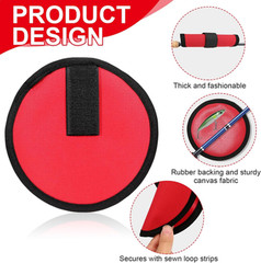 Fishing Hook Covers, Lure Wraps, Protectors for Fishing Gear, 10 Pcs, Red, Safe