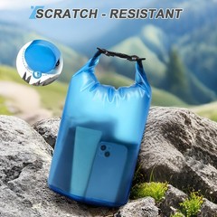 Dry Bags for Kayaking Waterproof, 5L/10L Dry Storage Bag, Roll Top Wet Bag fo…
