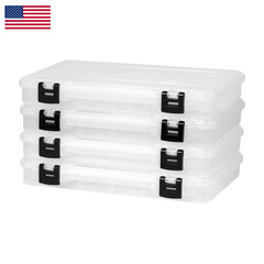 Plano Prolatch 3700 Stowaway 4-Pack Clear And Black Prolatch Locking System