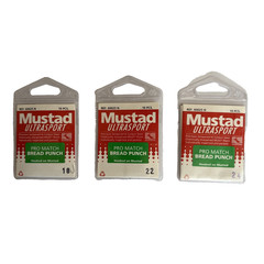 mustad ultrasport bread punch mix pack of 6 2 x 18 2 x 24 2 x 22