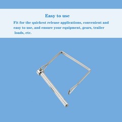 Heavy Duty Trailer Hitch Pins, Safety Coupler Pin 5/6 Inch(8 mm) Diameter, 2….