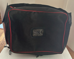 #1122 Used Extreme Bass Pro #370 Tackle Bag with three 3700 tackle organizers