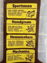 Plano Stowaway Plastic Storage Container 3449-7 Small Parts Items Holder Kit