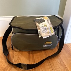 New! Plano Softsider Green Fishing Tackle Bag w/ 4 ProLatch 3600 Utility Boxes