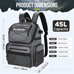 Ultimate Fishing Backpack with Cooler – Spacious, Durable & Ergonomic Design