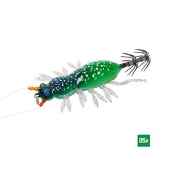 Squid Jig EGI 5.5cm 8.9g UV Glow Jumping Shrimp Design for Night Fishing