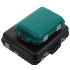 2Pcs Double-layer Fishing Tackle Holder Fishing Gear Holder Fish Hook Container