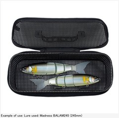 Paz Design PAC-406 Tackle Box Mesh System Case Long Gunmetal (1283)