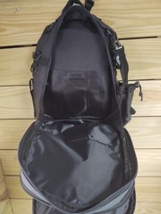 NEW Fishing/Outdoor Backpack, Tackle Bag W/Rod Holder – Large Black Gear Bag