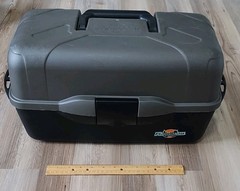 Flambeau Tackle XL 3-Tray Tackle Box, Black/Dark Gray -Excellent Used Condition!