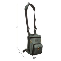 Fly Fishing Tackle Bag Chest Pack Soft-Sided Small Sagebrush Polyester Outing