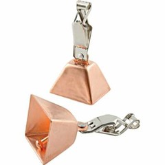 (12)-SouthBend Square Copper Bells Gives a Loud Alert When a Fish Strike. SB2-SB